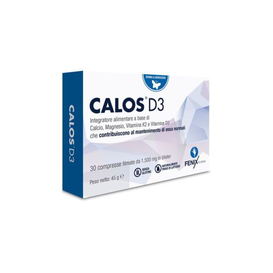 Calos D3 Vitamina D e K | Salute delle ossa | Fenix Life