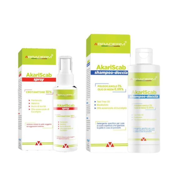 akariscab shampoo + spray