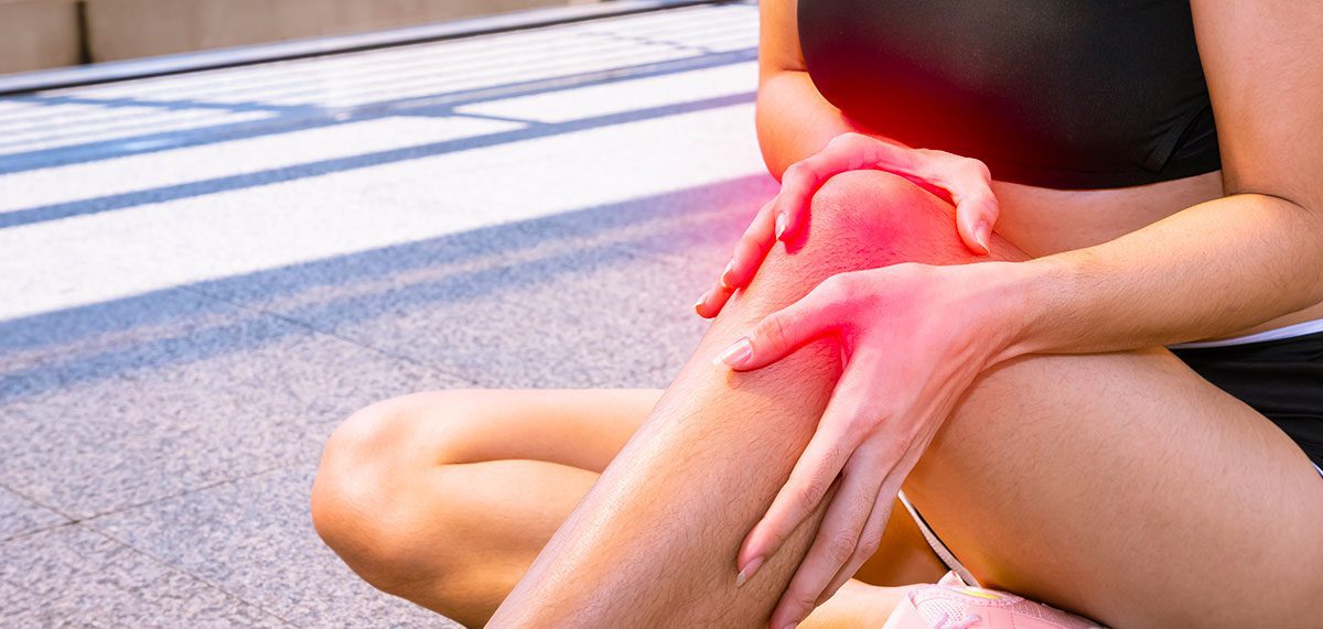 ginocchio infiammato